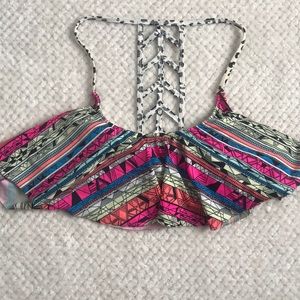 Victoria’s Secret Pink Flouncy Bikini Top